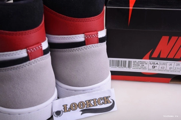 Cheap MAX OG Jordan 1 Smoke Light 555088-126 Grey High Air 0709